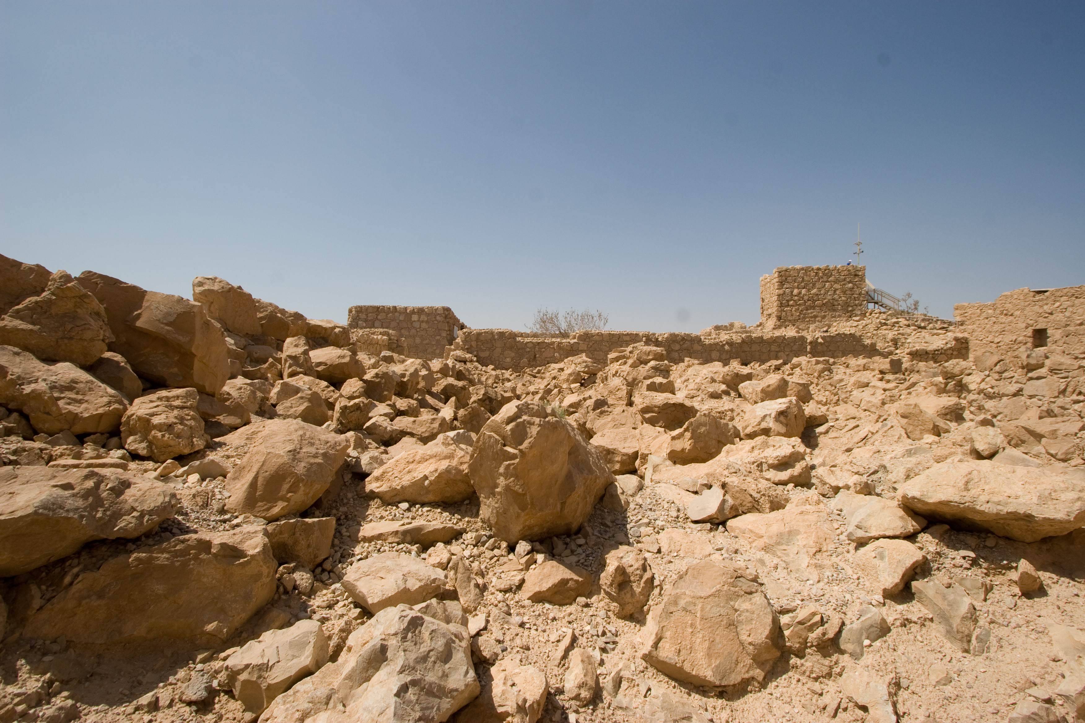 More ruins on Massada