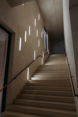 Up the stairs