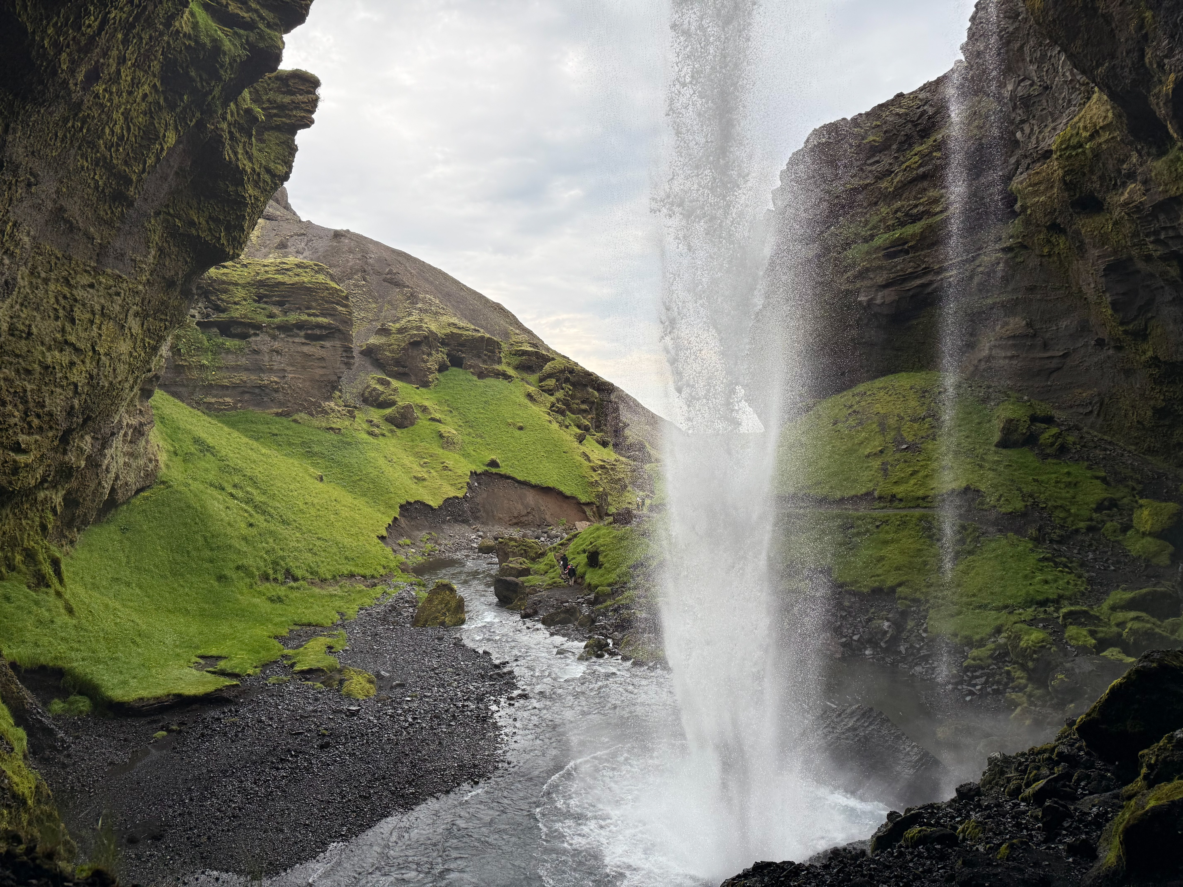 Behind Kvernufoss