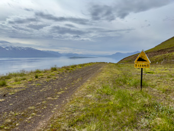 Abandoned highway, grade