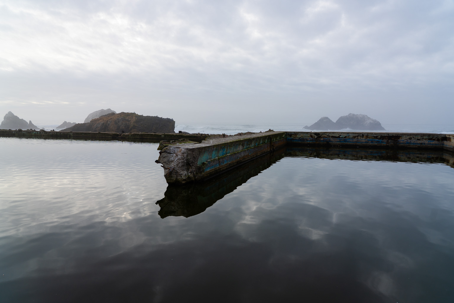 Reflections from Sutro Baths