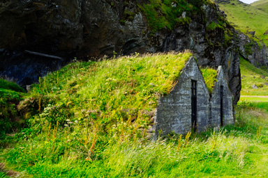 Buildings in a hillside IV