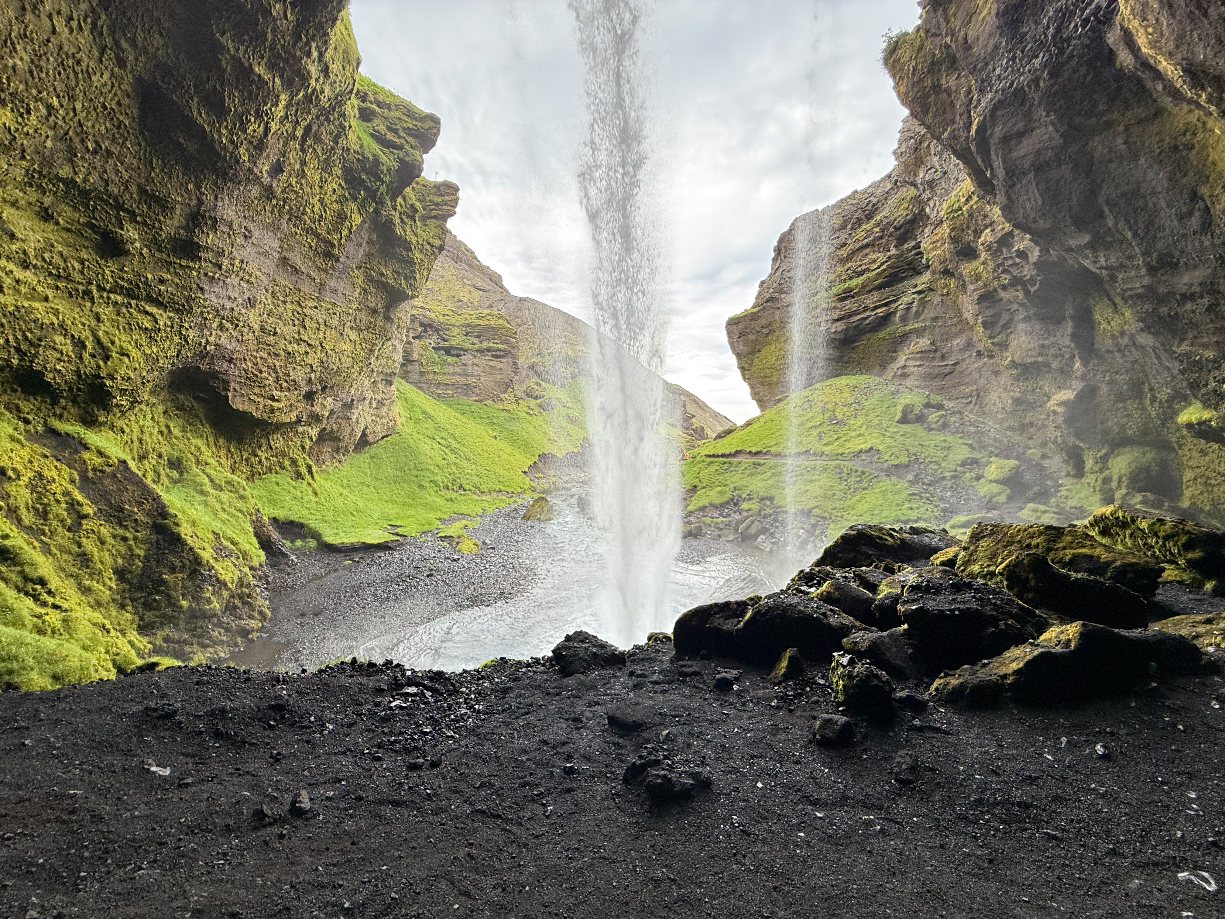 Behind Kvernufoss
