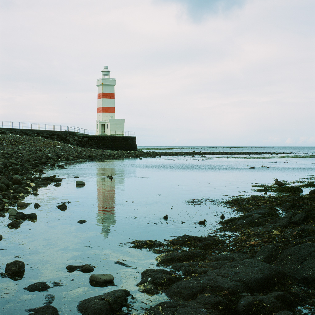 Lighthouse reflection