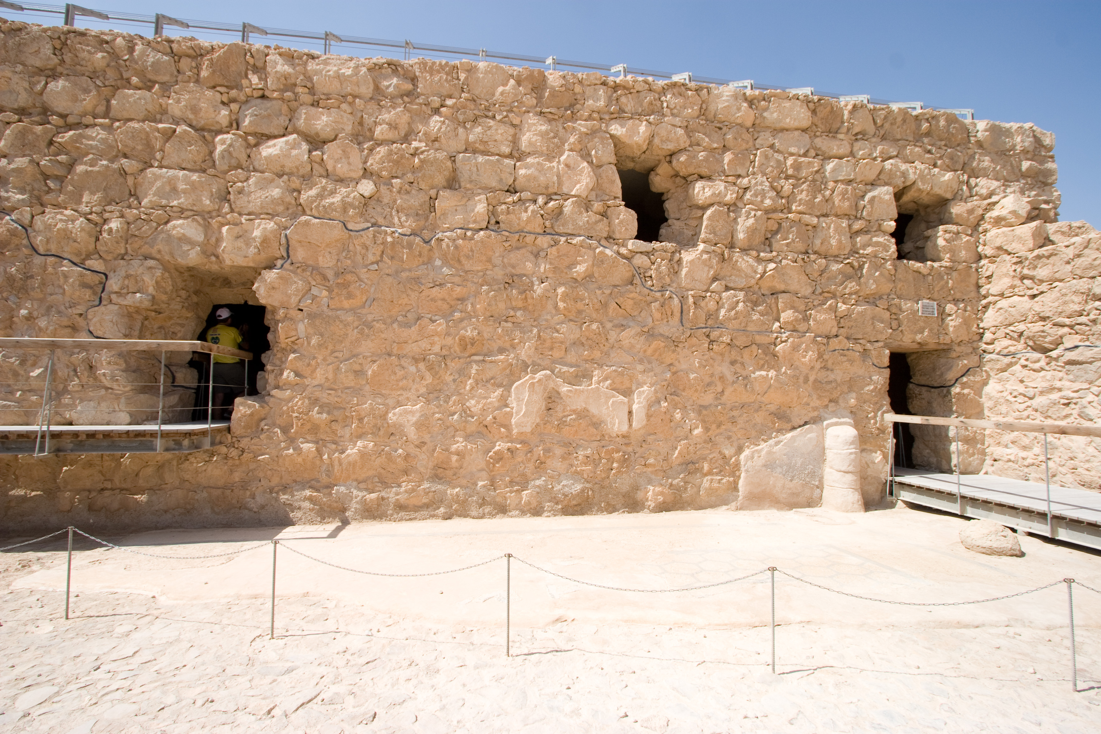 Ancient Roman baths on Massada