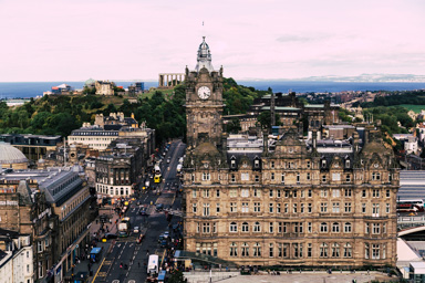 Edinburgh in the evening