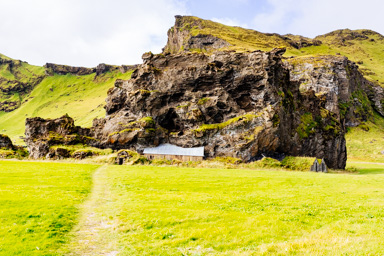 Buildings in a hillside II