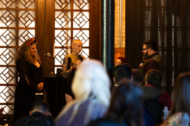 During the ceremony
